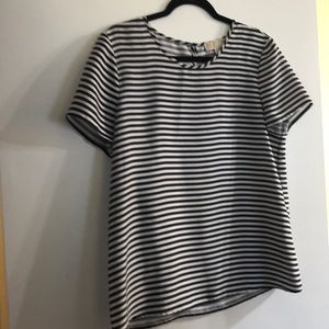 MICHAEL KORS BLACK AND WHITE STRIPE